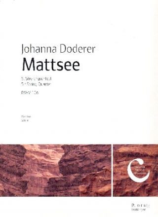 Mattsee DWV106 fr 2 Violinen, Viola und Violoncello Partitur