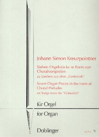 7 Orgelstcke in Form von Choralvorspielen fr Orgel