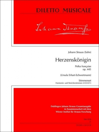 Johann Strau� (Sohn), Herzensk�nigin op. 445 f�r gro�es Orchester Set