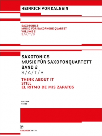 Saxotonics Band 2 f�r 4 Saxophone (SATBar) Partitur