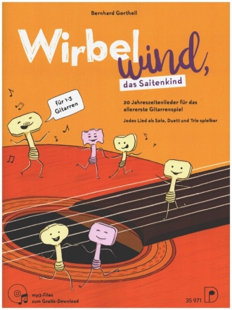 Wirbelwind, das Saitenkind f�r 1-3 Gitarren Partitur