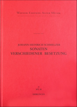 Sonaten verschiedener Besetzung Partitur,   gebunden
