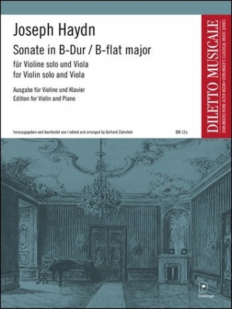 DM12KLA  Haydn, Sonate Nr. 3 B-Dur Hob. V:3 f�r Violine und Klavier