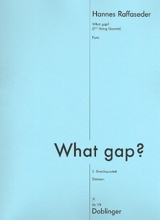 What Gap fr Streichquartett Stimmen