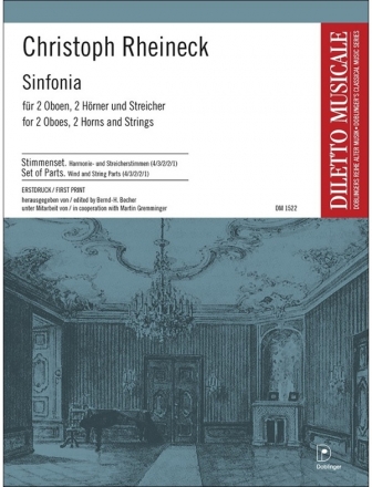Sinfonia f�r 2 Oboen, 2 H�rner und Streicher Stimmen