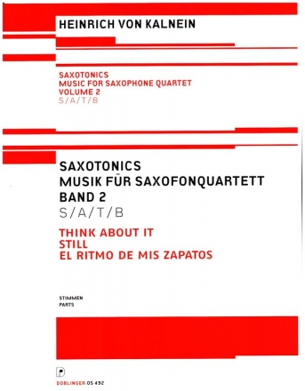 Saxotonics Band 2 f�r 4 Saxophone (SATBar) Stimmen