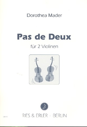 Pas de deux fr 2 Violinen Spielpartitur