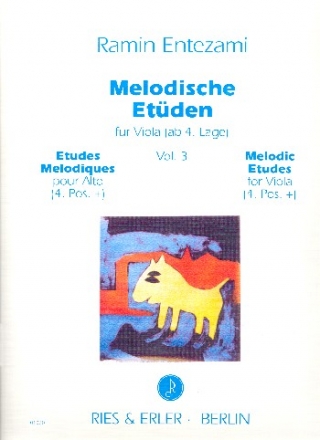 Melodische Etden Band 3 fr Viola (ab 4. Lage)