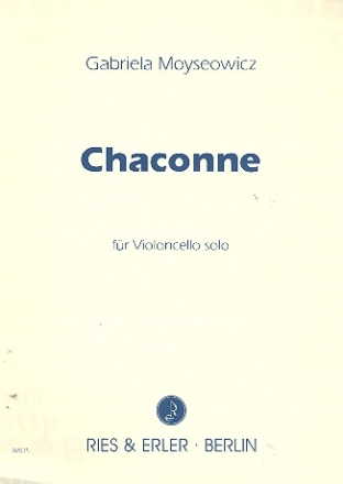 Chaconne fr Violoncello solo