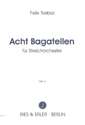 8 Bagatellen fr Streichorchester Partitur