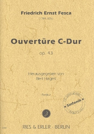 Ouvertre C-Dur op.43 fr Orchester Partitur
