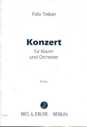 Konzert fr Klavier und Orchester Partitur