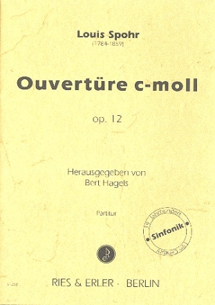 Ouvertre c-Moll op.12 fr Orchester Partitur