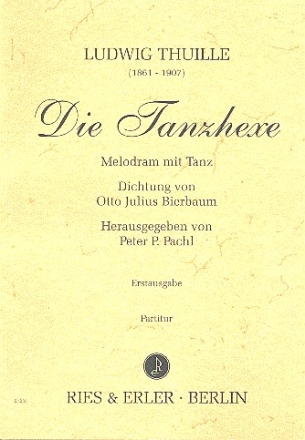 Die Tanzhexe Melodram mit Tanz Partitur