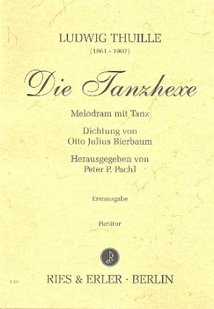 Die Tanzhexe Melodram mit Tanz Partitur