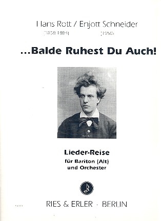 Balde ruhest du auch fr Bariton (Alt) und Orchester Partitur