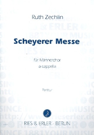 Scheyerer Messe fr Mnnerchor a cappella Partitur