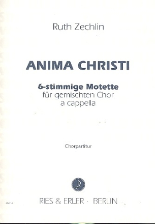 Anima Christi fr gem Chor a cappella Partitur