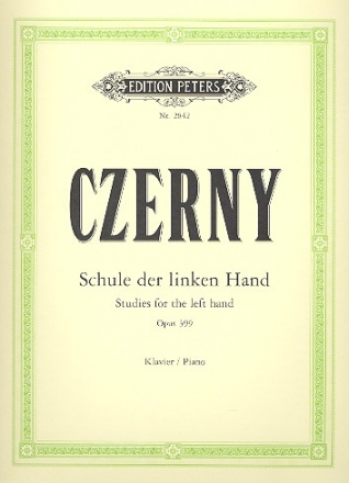 Schule der linken Hand op.399 fr Klavier