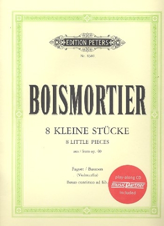 8 kleine Stcke aus op.40 (+CD) fr Fagott und Klavier