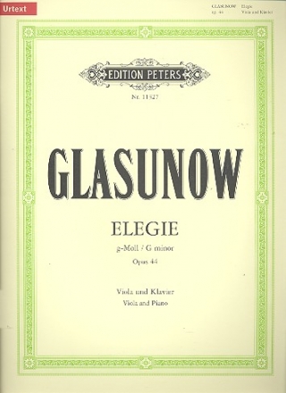 Elegie g-Moll op.44 fr Viola und Klavier