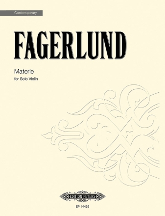 Materie for solo violin