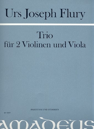 Trio fr 2 Violinen und Viola Partitur und Stimmen