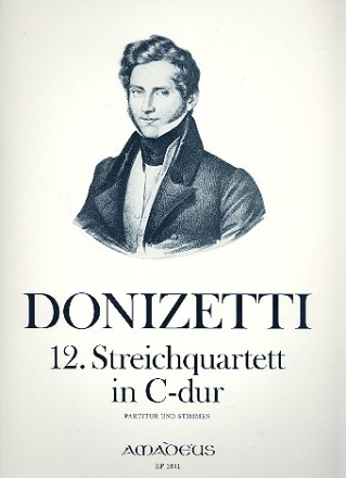 Streichquartett C-Dur Nr.12  Partitur und Stimmen