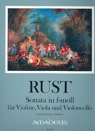 Sonate f-Moll fr Violine, Viola und Violoncello Partitur und Stimmen