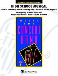 High School Musical for concert band/harmonie score and parts