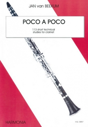 Poco a poco 113 technical studies for clarinet