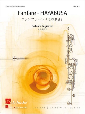 Satoshi Yagisawa Fanfare - HAYABUSA Concert Band/Harmonie Partitur + Stimmen