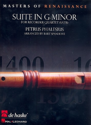Suite in g Minor for 4 recorders (SATB) score and parts