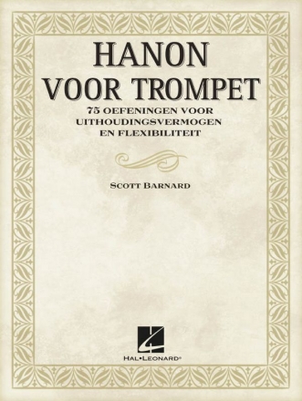 Hanon voor Trompet Trumpet Buch