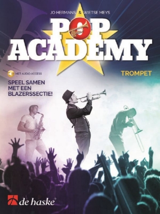Pop Academy  (+Online-Audio) voor trompet niederlndische Ausgabe