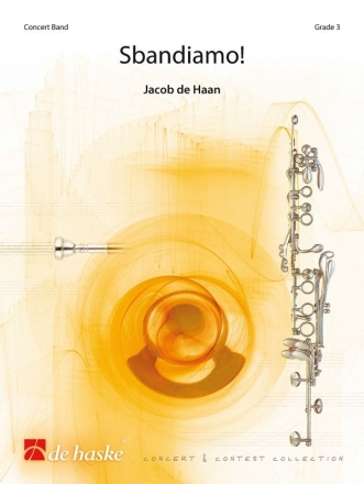 Sbandiamo for concert band score and parts