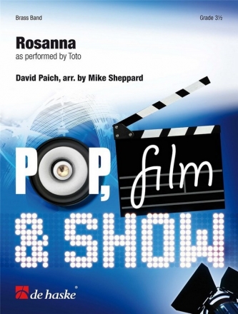 Rosanna (as performed by Toto) for brass band score and parts