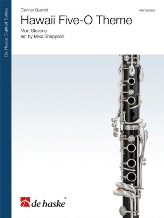 Hawaii Five-O Theme for 4 clarinets score and parts