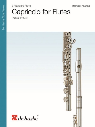 Capriccio for Flutes for 3 flutes and piano score and parts