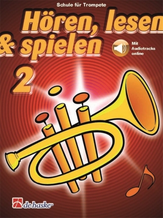 Hren lesen und spielen Band 2 (+Online Audio) Schule fr Trompete/Kornett/Flgelhorn