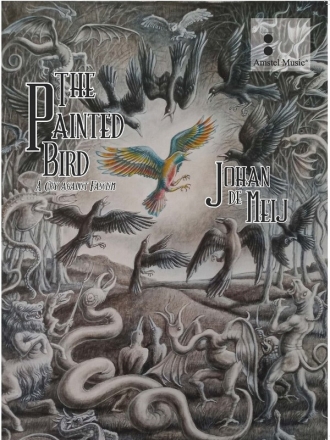 The panted bird for concert band Partitur und Stimmen
