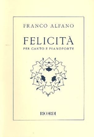 Felicit per canto e pianoforte