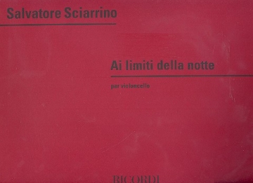 Al limiti della notte per violoncello