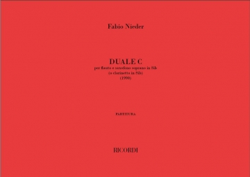 Fabio Nieder, Duale C Flute and Saxophone Partitur