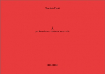 Maurizio Pisati,  Flute and Clarinet Bb Partitur