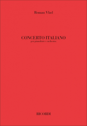 Concerto italiano per pianoforte e orchestra Partitur