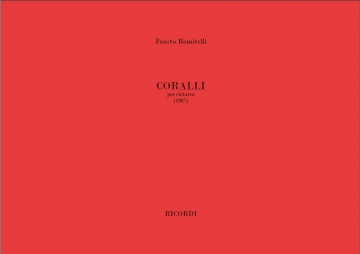 Fausto Romitelli, Coralli Gitarre Buch