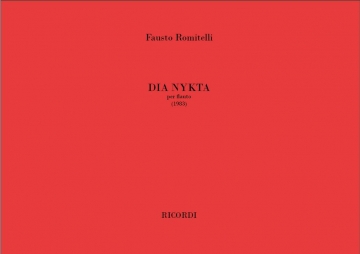 Fausto Romitelli, Dya Nykta Flute Partitur