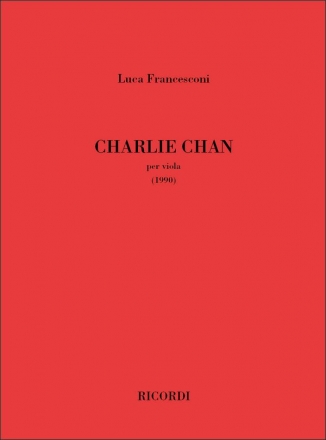 Luca Francesconi, Charlie Chan Viola Buch