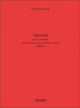 Tracce per sax contralto (anche soprano, tenore, baritono e basso)